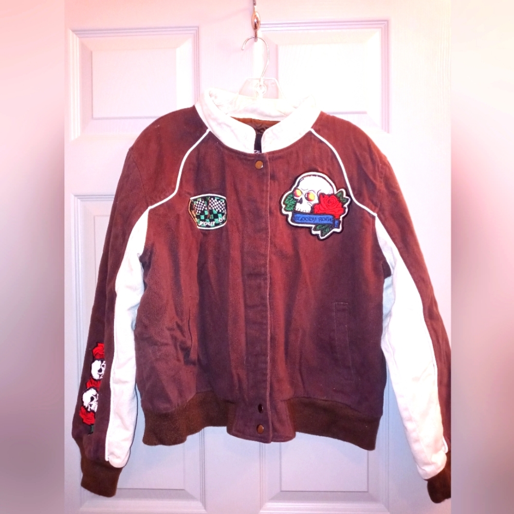 100 Cotton/Vegan Bomber Jacket